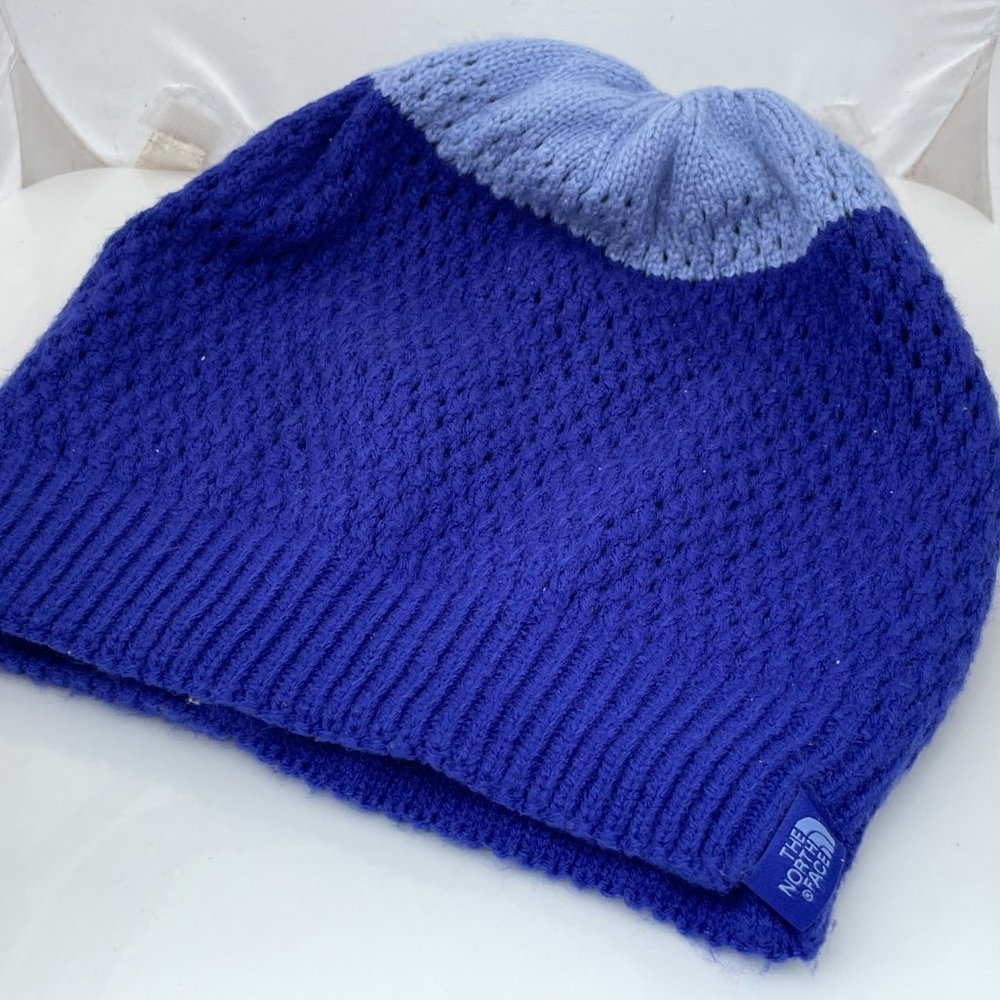 The North Face Beanie Youth/Junior Boys Blue Beani - Picture 2 of 7